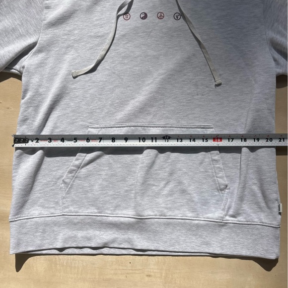 Vans Grey Hoodie Pink Floral Pattern Small - Picture 4 of 8